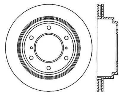 StopTech Premium Cryostop Rotor; Rear