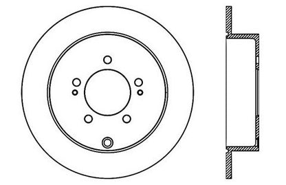 StopTech Premium Cryostop Rotor; Rear