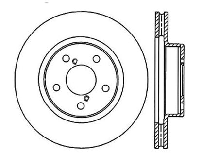 StopTech Premium Cryostop Rotor; Front