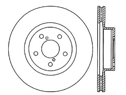 StopTech Premium Cryostop Rotor; Front