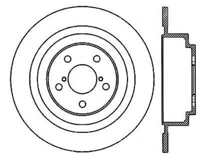 StopTech  Premium Cryostop Rotor; Rear