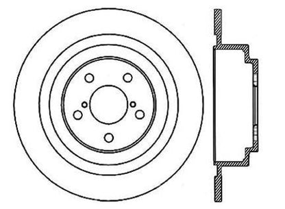 StopTech  Premium Cryostop Rotor; Rear