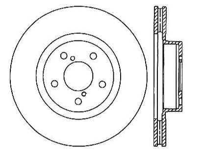 StopTech Premium Cryostop Rotor; Front