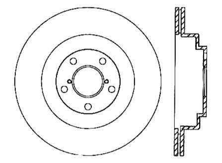 StopTech Premium Cryostop Rotor; Rear