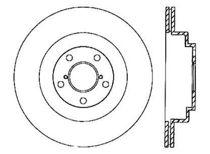 StopTech Premium Cryostop Rotor; Rear