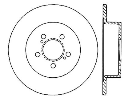 StopTech Premium Cryostop Rotor; Rear