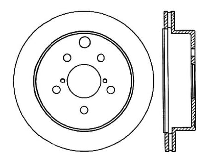 StopTech Premium Cryostop Rotor; Rear