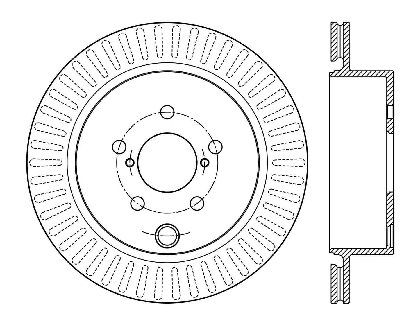 Centric Parts Disc Brake Rotor Premium with Electrocoating for 2014-2018 Subaru Forester 120.47035