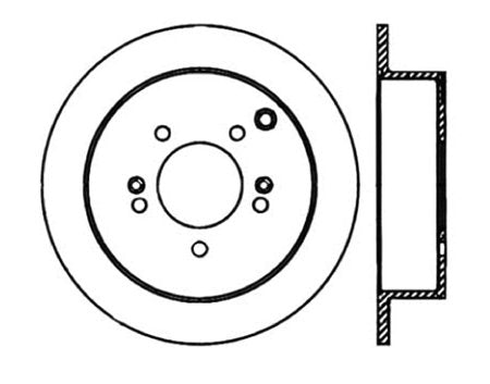 StopTech Premium Cryostop Rotor; Rear