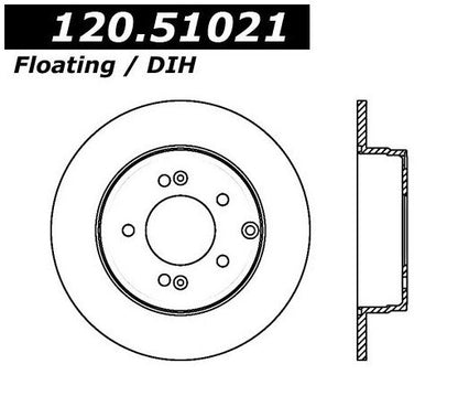 StopTech Premium Cryostop Rotor; Rear