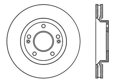 StopTech Premium Cryostop Rotor; Front