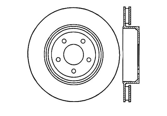 StopTech Premium Cryostop Rotor; Front