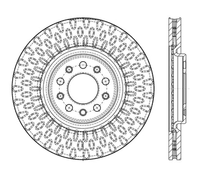 Stoptech Centric Premium Brake Rotor - Front 120.58014