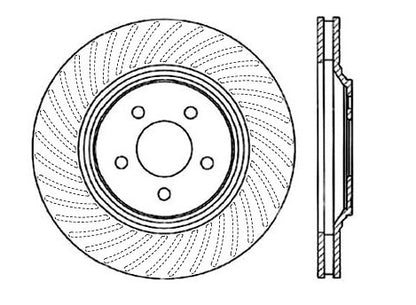 StopTech Premium Cryostop Rotor; Front Left