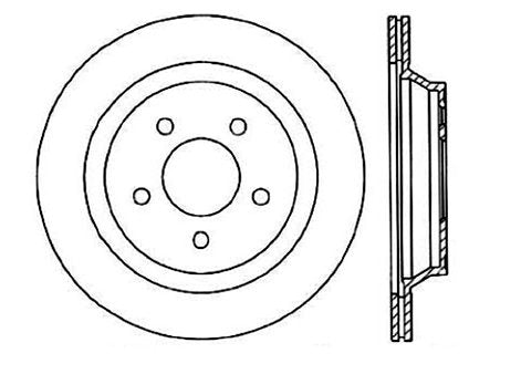 StopTech Premium Cryostop Rotor; Rear