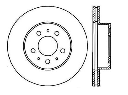 StopTech Premium Cryostop Rotor; Front