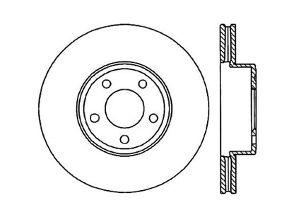StopTech Premium Cryostop Rotor; Front