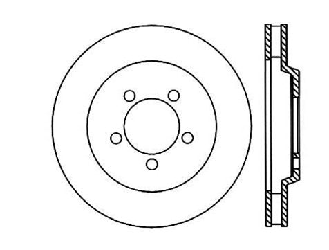 StopTech  Premium Cryostop Rotor; Front