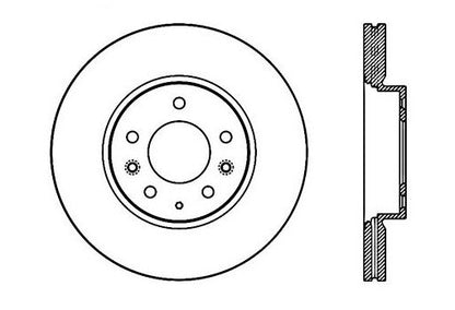 StopTech Premium Cryostop Rotor; Front