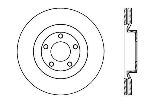 StopTech  Premium Cryostop Rotor; Front