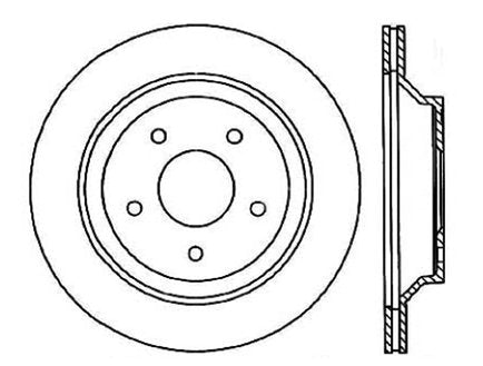 StopTech Premium Cryostop Rotor; Front