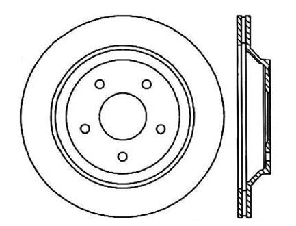 StopTech Premium Cryostop Rotor; Rear