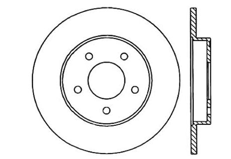 StopTech  Premium Cryostop Rotor; Rear