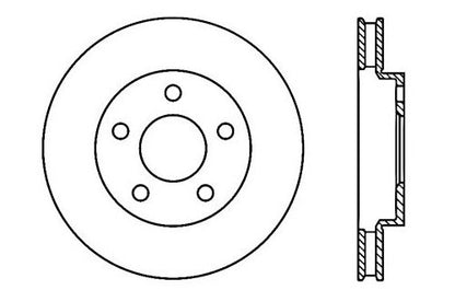 StopTech Premium Cryostop Rotor; Front