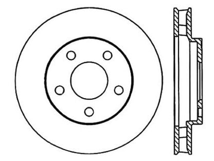 StopTech Premium Cryostop Rotor; Front