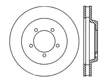 StopTech Premium Cryostop Rotor; Front