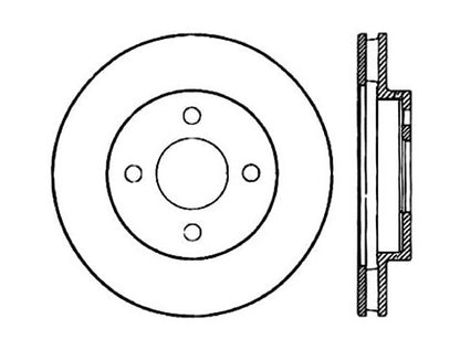 StopTech Premium Cryostop Rotor; Front