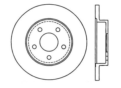 StopTech Premium Cryostop Rotor; Rear