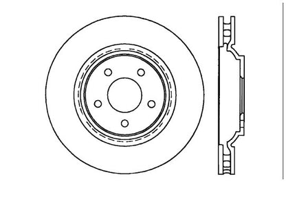 StopTech Premium Cryostop Rotor; Front