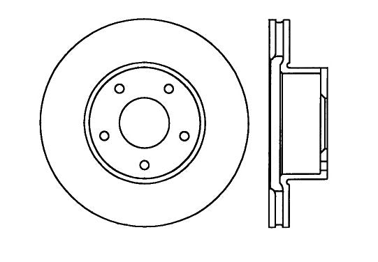 StopTech Premium Cryostop Rotor; Front