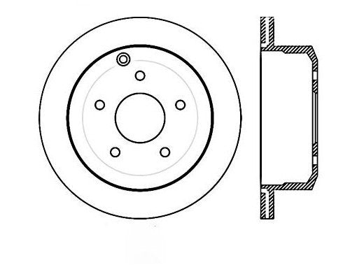 StopTech Premium Cryostop Rotor; Rear