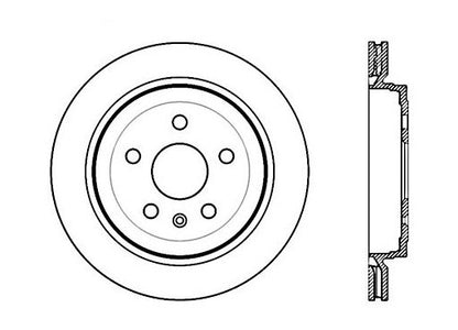 StopTech Premium Cryostop Rotor; Rear