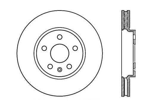 StopTech Premium Cryostop Rotor; Front