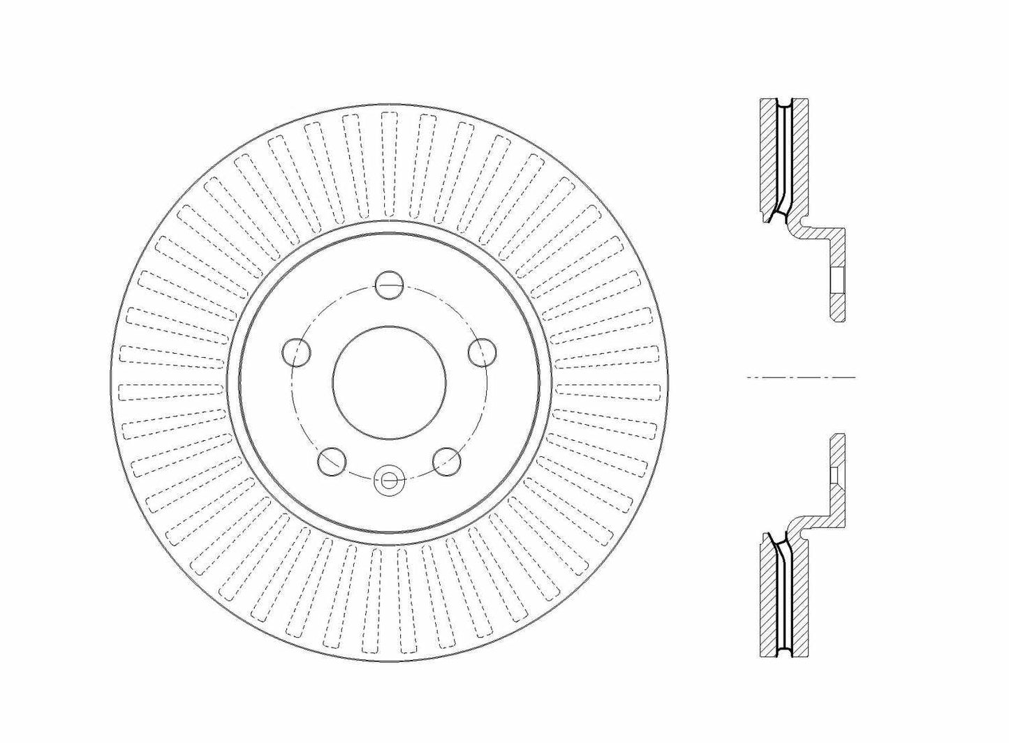 Stoptech Centric Premium Brake Rotor - Front 120.62142