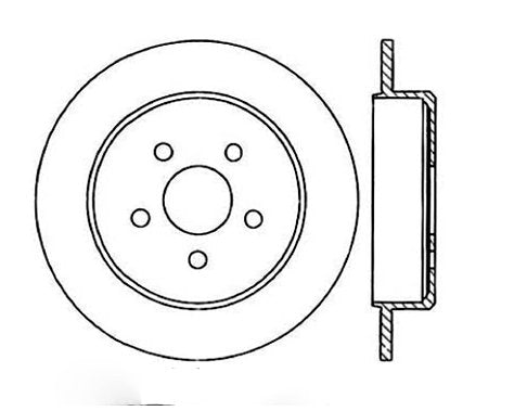 StopTech Premium Cryostop Rotor; Rear