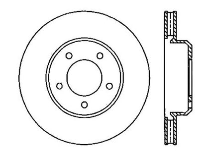 StopTech Premium Cryostop Rotor; Front
