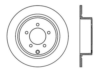 StopTech  Premium Cryostop Rotor; Rear