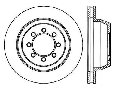 StopTech Premium Cryostop Rotor; Front