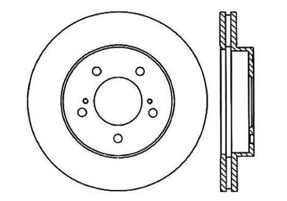 StopTech Premium Cryostop Rotor; Front