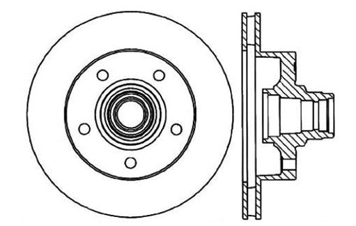 StopTech Premium Cryostop Rotor; Front