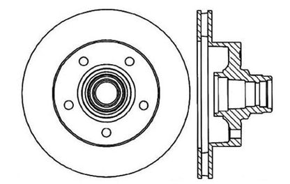StopTech Premium Cryostop Rotor; Front