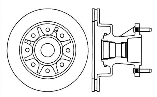 StopTech Premium Cryostop Rotor; Front