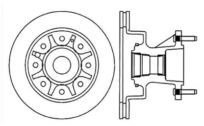 StopTech Premium Cryostop Rotor; Front