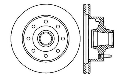 StopTech Premium Cryostop Rotor; Front