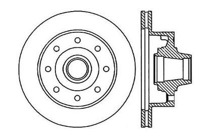 StopTech Premium Cryostop Rotor; Front