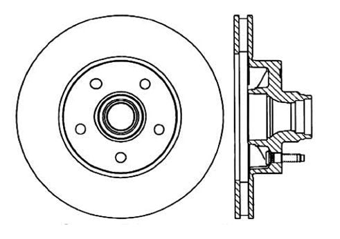 StopTech Premium Cryostop Rotor; Front